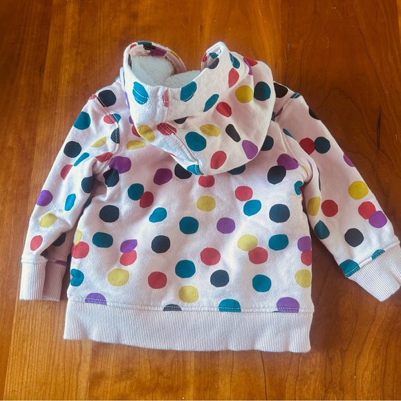 Hanna Andersson baby polka hoodie Size 12-18 months - Picture 5 of 6